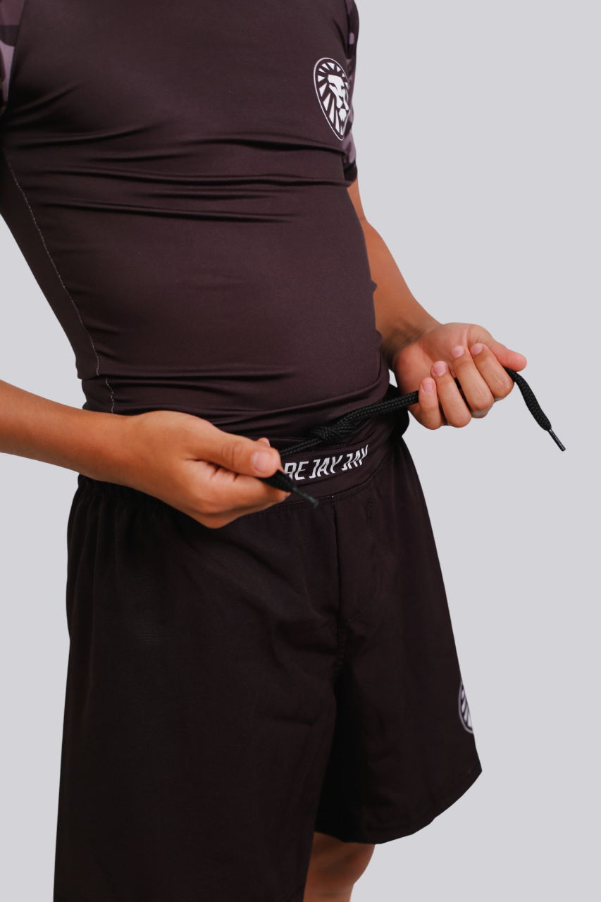 Short NO GI Jiu-Jitsu Infantil Bejayjay Black Camo