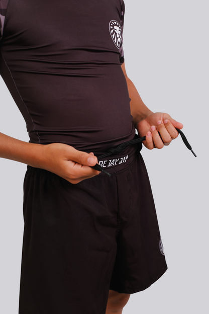 Short NO GI Jiu-Jitsu Infantil Bejayjay Black Camo