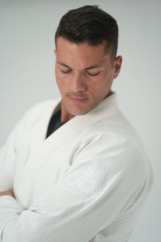 Kimono Jiu-Jitsu Adulto Bejayjay Shade Branco (IMPORTADAO)