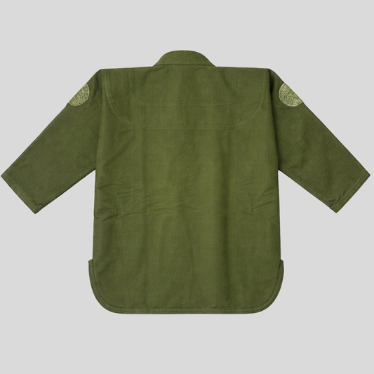 Kimono Jiu-Jitsu Adulto Bejayjay Shade Verde (IMPORTADO)