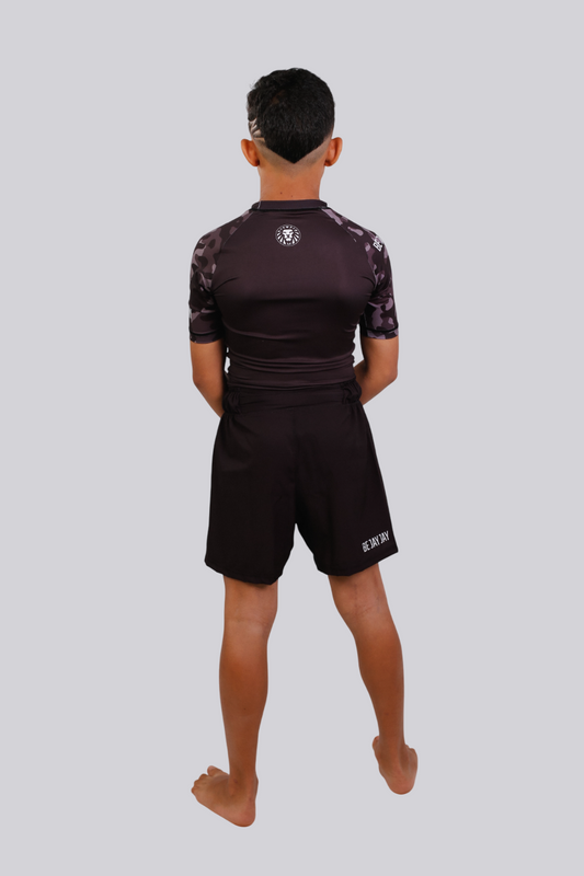 Rashguard Jiu-Jitsu Infantil NO GI Bejayjay Black Camo