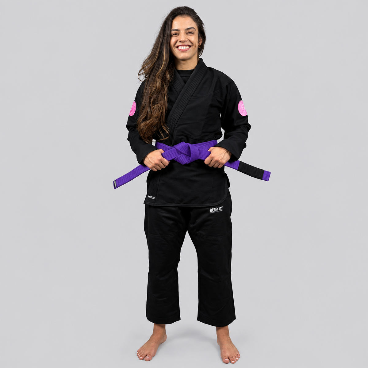 Kimono Jiu-Jitsu Adulto Bejayjay Shade Feminino Preto (IMPORTADO)