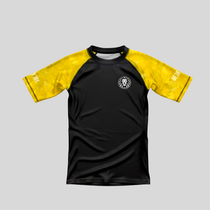 RASHGUARD INFANTIL BEJAYJAY AMARELO CAMO