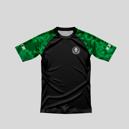 RASHGUARD INFANTIL BEJAYJAY VERDE CAMO