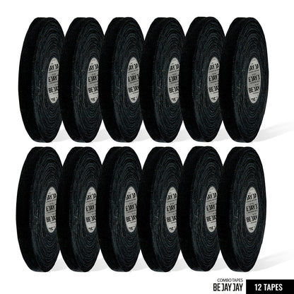 Kit com 12 Finger Tapes Preto